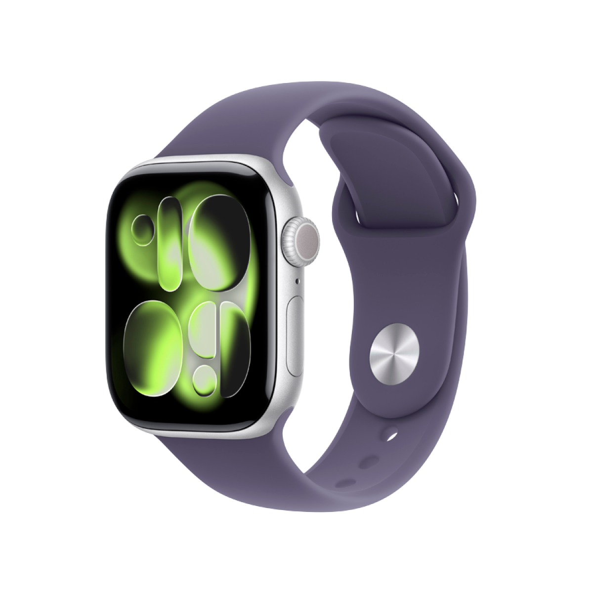 Apple Watch Series 11 GPS 42mm Silver Aluminium Case with Purple Fog Sport Band - S/M,Model A3331 - Image 5